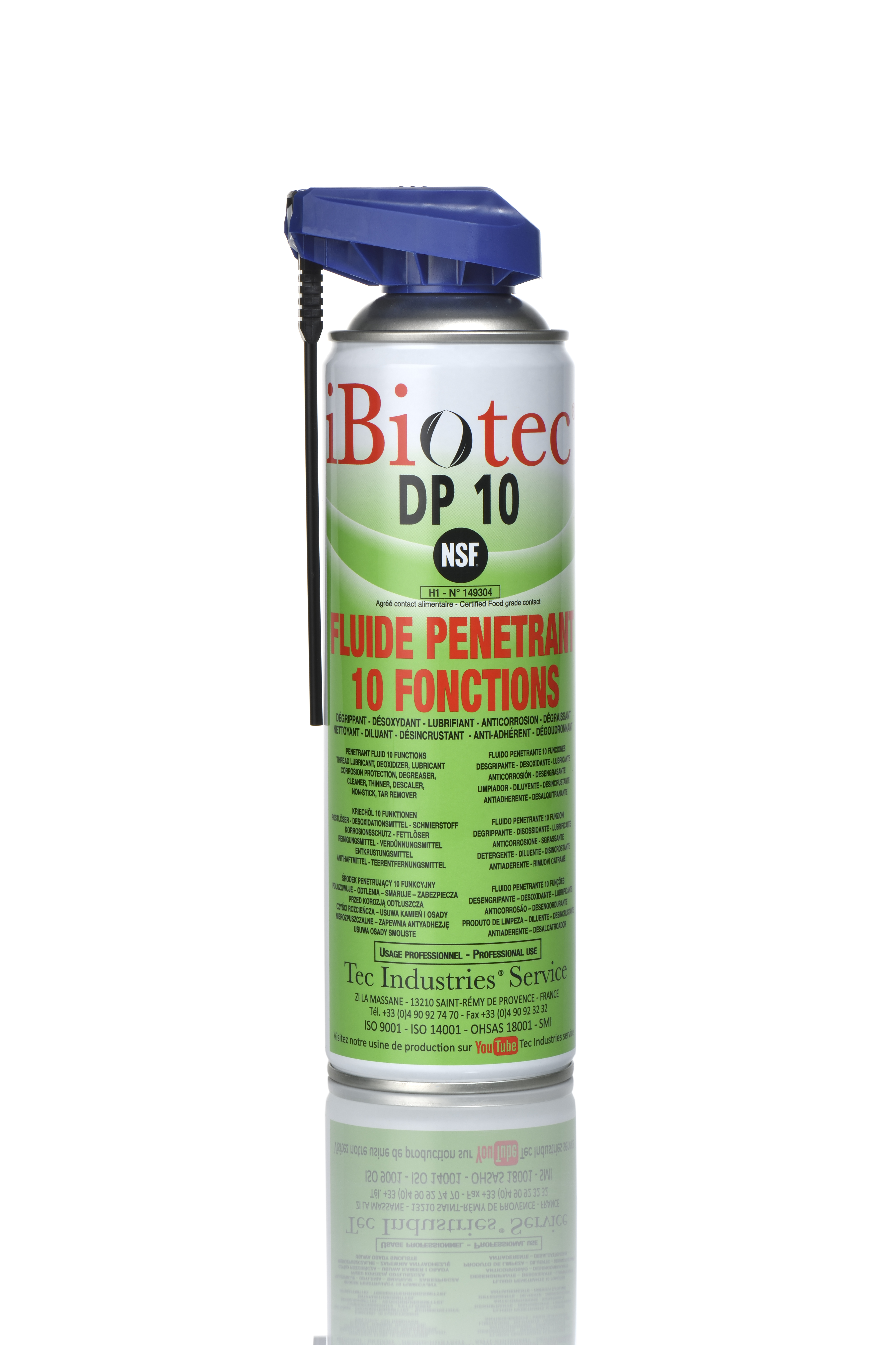 IBIOTEC gamme agroalimentaire agr&eacute;&eacute;e NSF, fabricant de d&eacute;grippants, lubrifiants, d&eacute;moulants, solvants, d&eacute;tergents r&eacute;pondant &agrave; l'ISO 22000 ainsi qu'aux m&eacute;thodes de maitrise HACCP et BRC version 8. nettoyant inox. degrippant alimentaire. detergent alimentaire. nettoyant alimentaire. lubrifiant alimentaire. graisse alimentaire. huile lubrification alimentaire. solvant alimentaire. produits detectables. produits alimentaires biodegradables. silicones alimentaires. dissolvant sucre. s&eacute;curit&eacute; alimentaire. S&eacute;curit&eacute; agro-alimentaire. Produits maintenance d&eacute;tectables